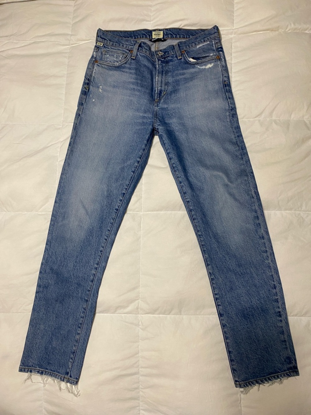 NWOT Citizens Of Humanity Blue Straight Jeans